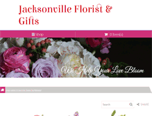 Tablet Screenshot of jacksonvilleflorist.com